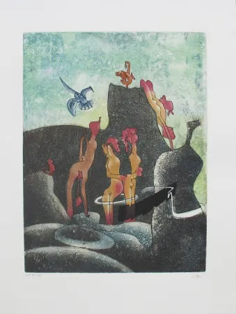 エッチングと　アクチアント Matta - La Danse de la mort 3