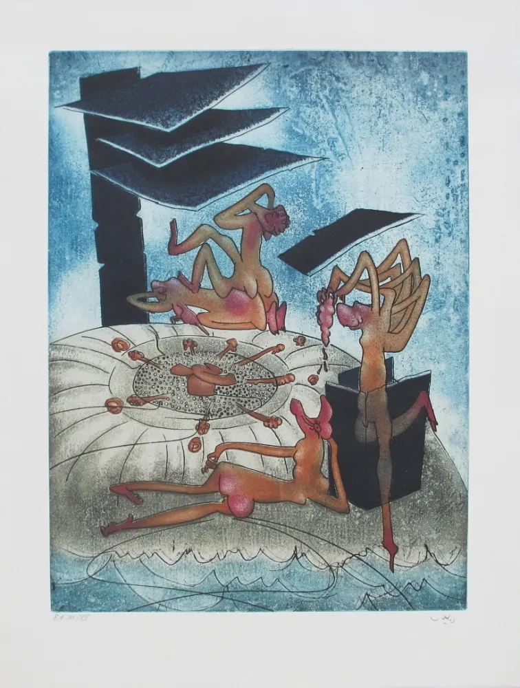 エッチングと　アクチアント Matta - La Danse de la mort 6