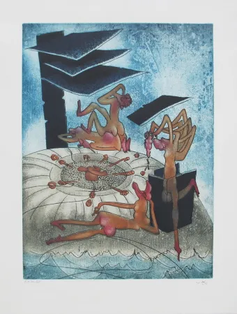 エッチングと　アクチアント Matta - La Danse de la mort 6