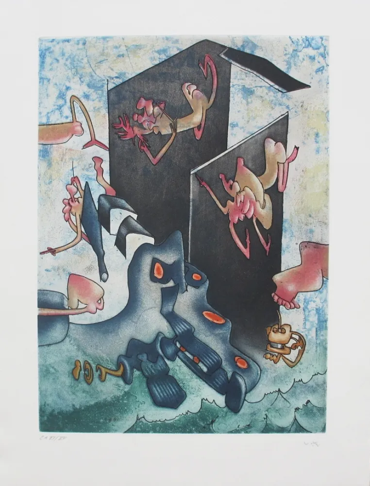 エッチングと　アクチアント Matta - La Danse de la mort 7