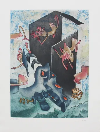 エッチングと　アクチアント Matta - La Danse de la mort 7