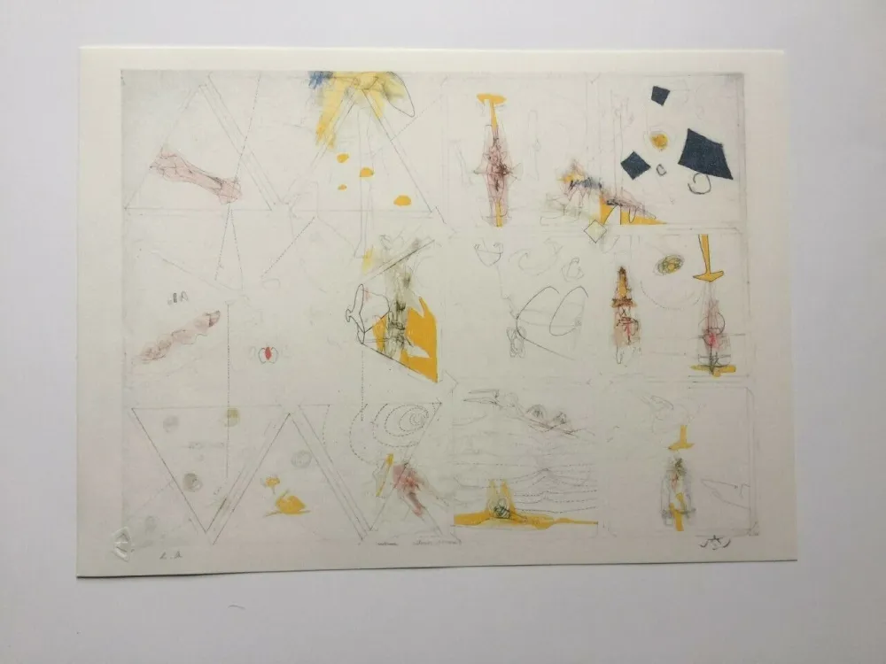 リトグラフ Matta - La parole est a Peret (from Morfolgie Verbali)