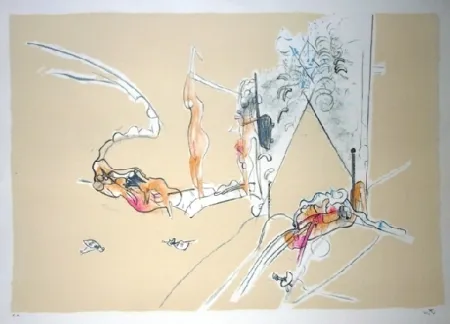 リトグラフ Matta - La promenade de Venus