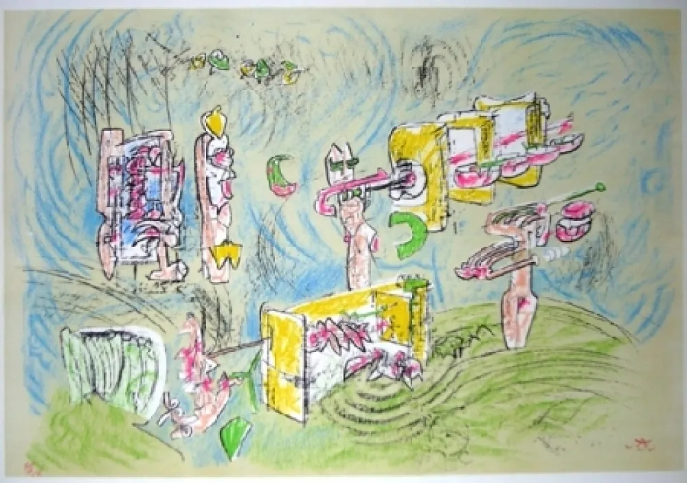 リトグラフ Matta - La vitesse du sort