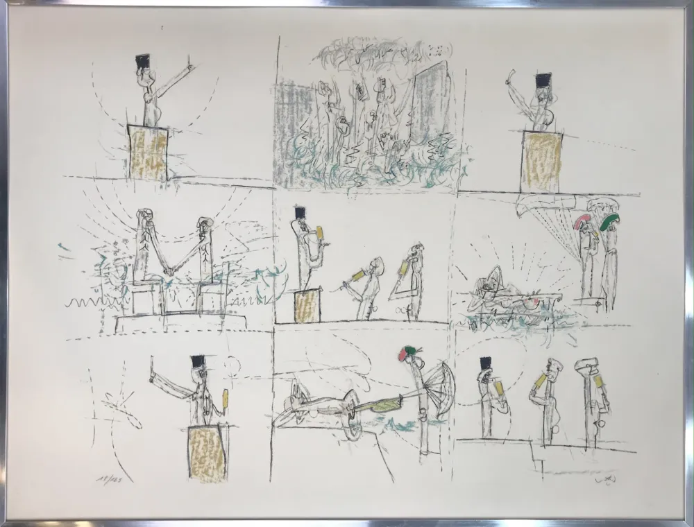 リトグラフ Matta - L'ANTI PROCÉS