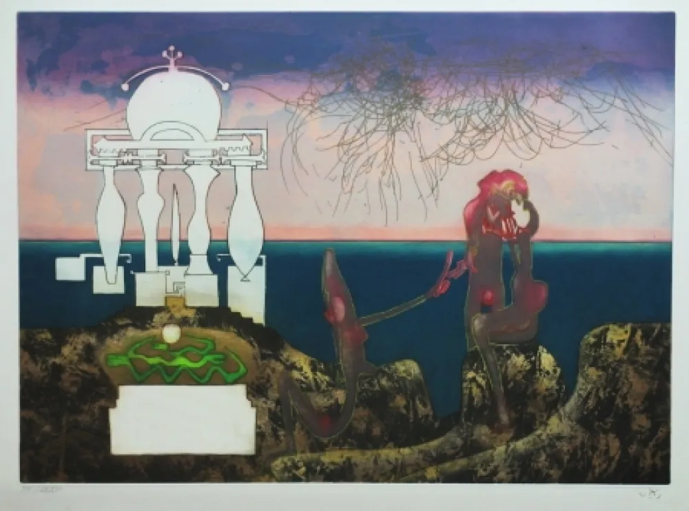 エッチングと　アクチアント Matta - L'Arc obscur des heures