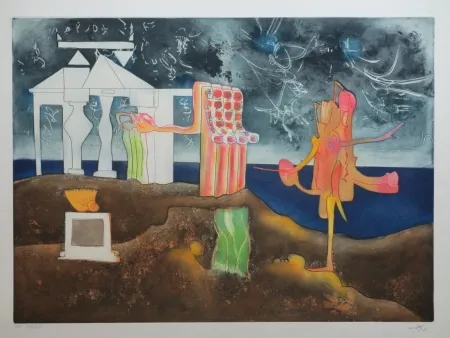 エッチングと　アクチアント Matta - L'Arc obscur des heures