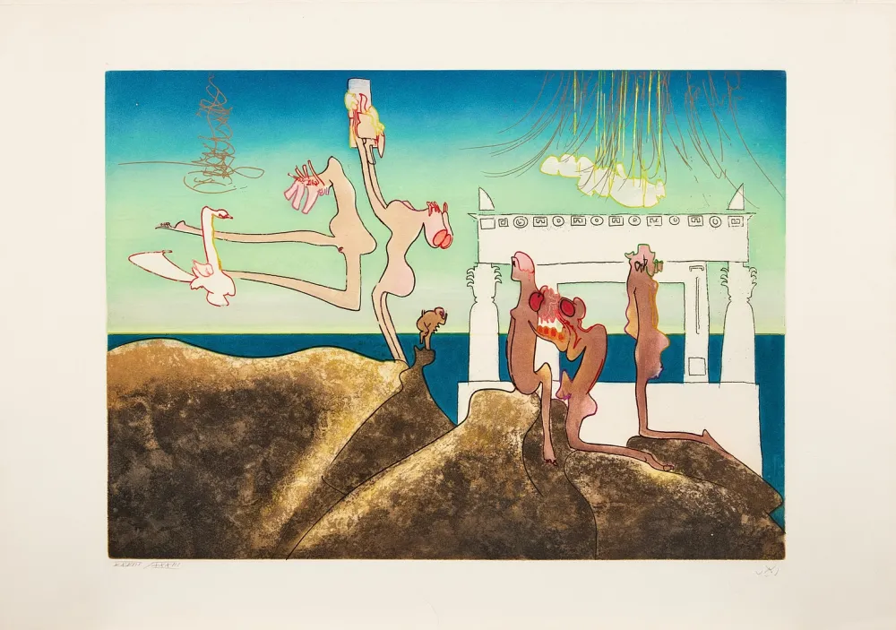 エッチングと　アクチアント Matta - L'Arc obscure des heures