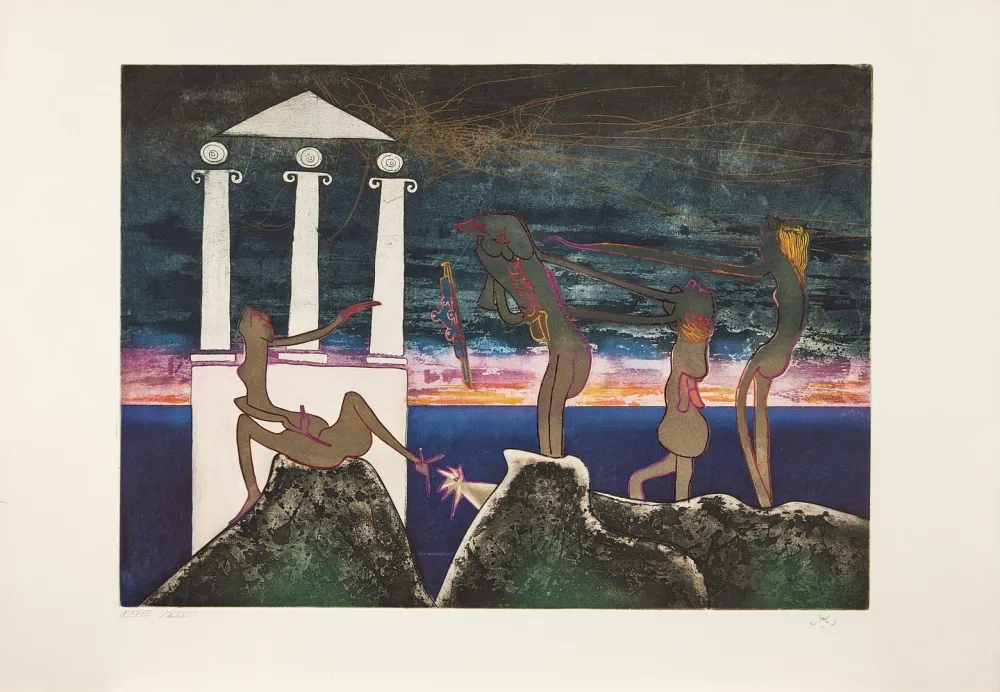 エッチングと　アクチアント Matta - L'Arc obscure des heures