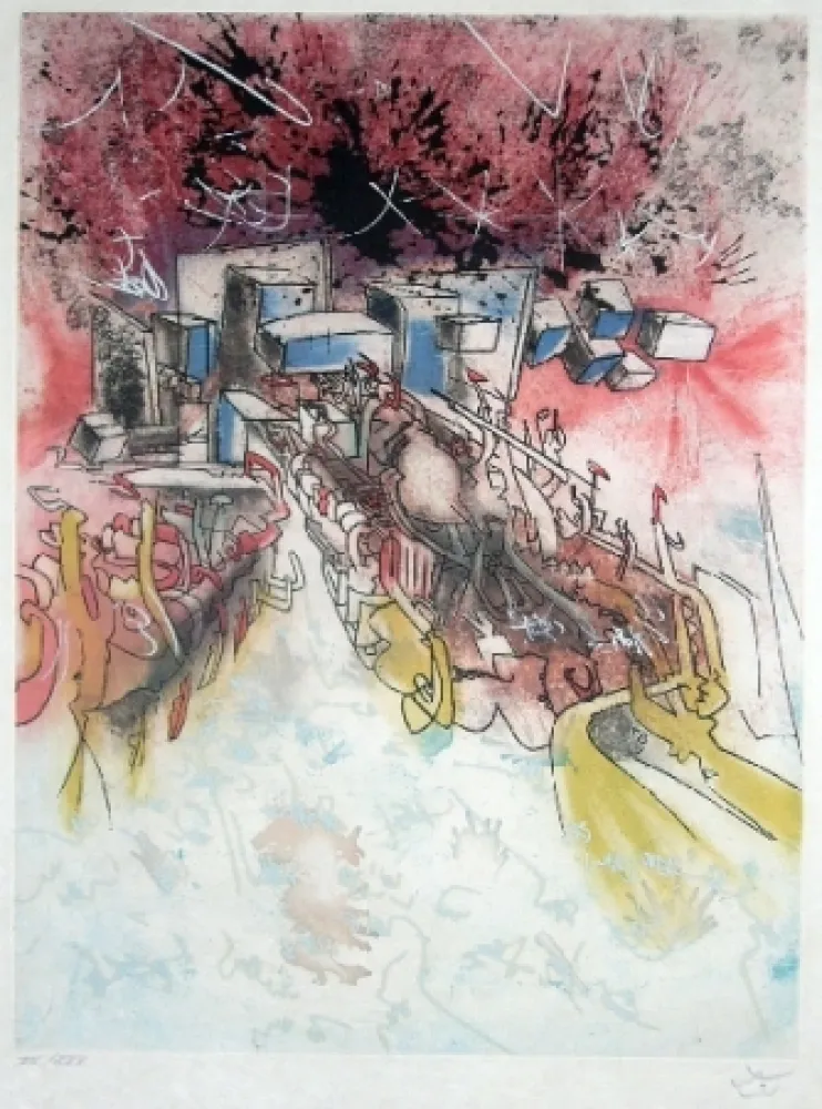 エッチングと　アクチアント Matta - Le palais d'hiver