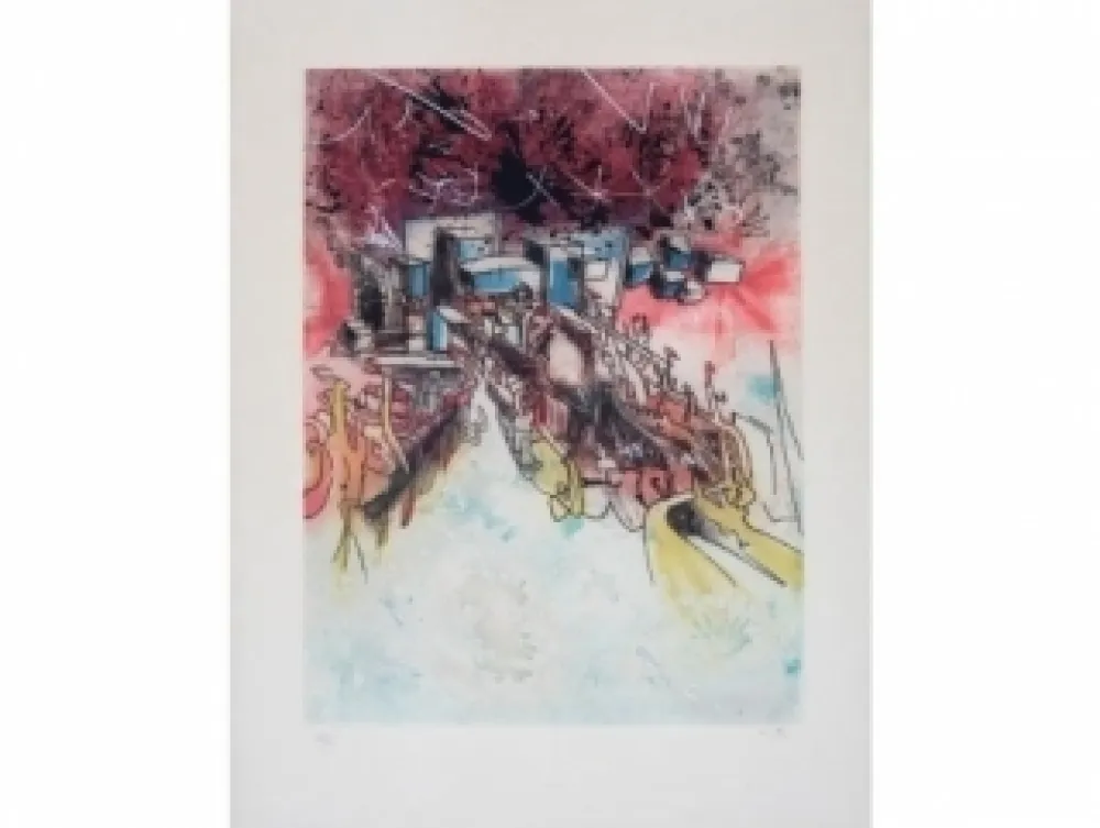 エッチングと　アクチアント Matta - Le palais d'hiver (from hom'mère 3°)