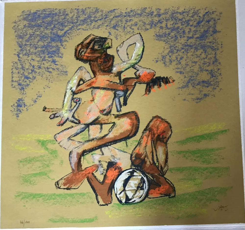 リトグラフ Matta - Leonardanda Music Foot