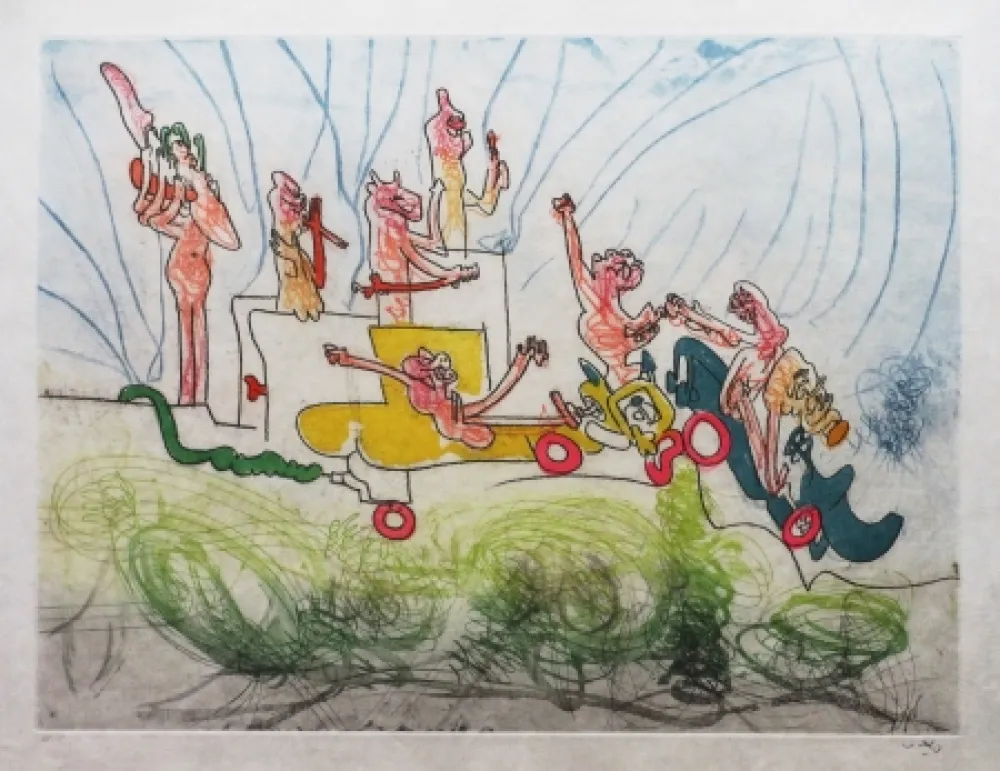 エッチングと　アクチアント Matta - Les Oh' Tomobiles (Planche 2)