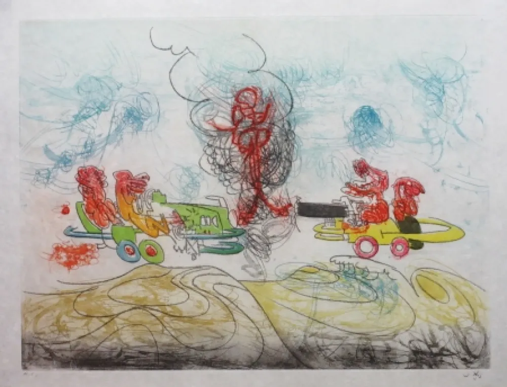 エッチングと　アクチアント Matta - Les Oh' Tomobiles (Planche 3)