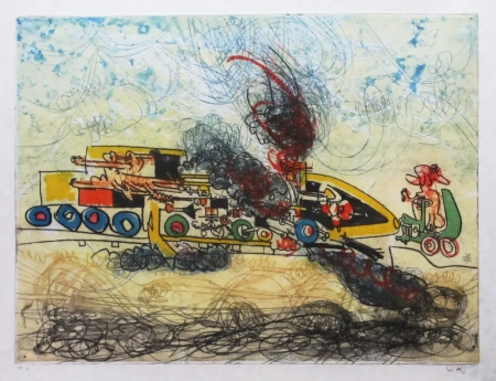 エッチングと　アクチアント Matta - Les Oh' Tomobiles (Planche 4)