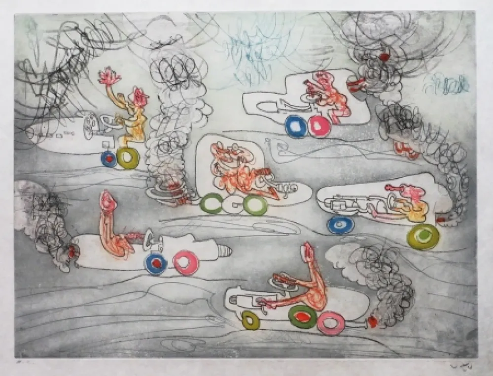 エッチングと　アクチアント Matta - Les Oh' Tomobiles (Planche 6)