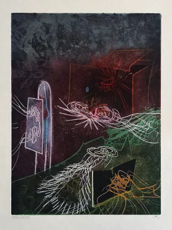 エッチングと　アクチアント Matta - L'Explosion Qui Éclaire Mon Abime