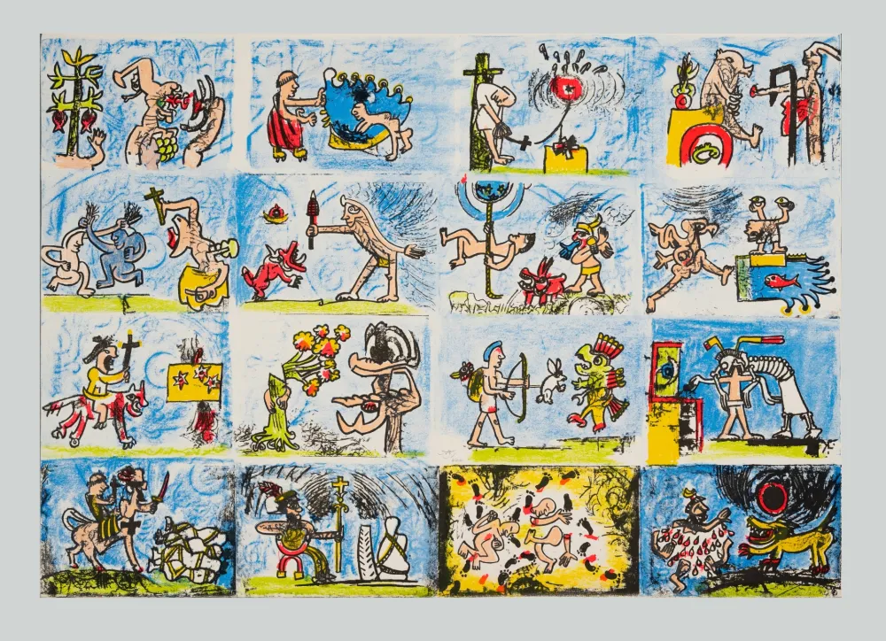 リトグラフ Matta - L'indice degli indici