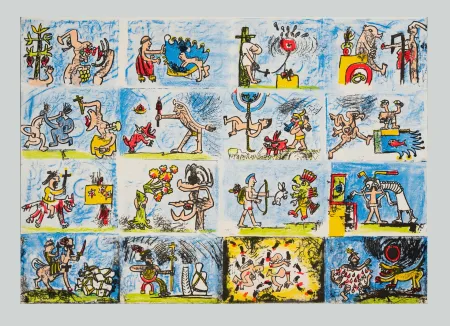 リトグラフ Matta - L'indice degli indici