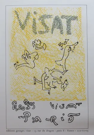 リトグラフ Matta - Lithographie pour Visat