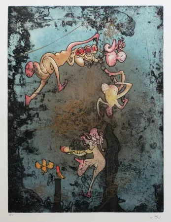 エッチングと　アクチアント Matta - Mallarmé l'or