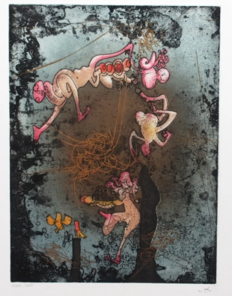 エッチングと　アクチアント Matta - Mallarmé L'or