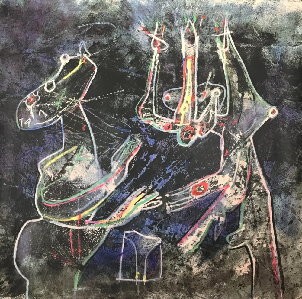 シルクスクリーン Matta - Mes Dessins (23 Artistes pour Médecins du Monde)