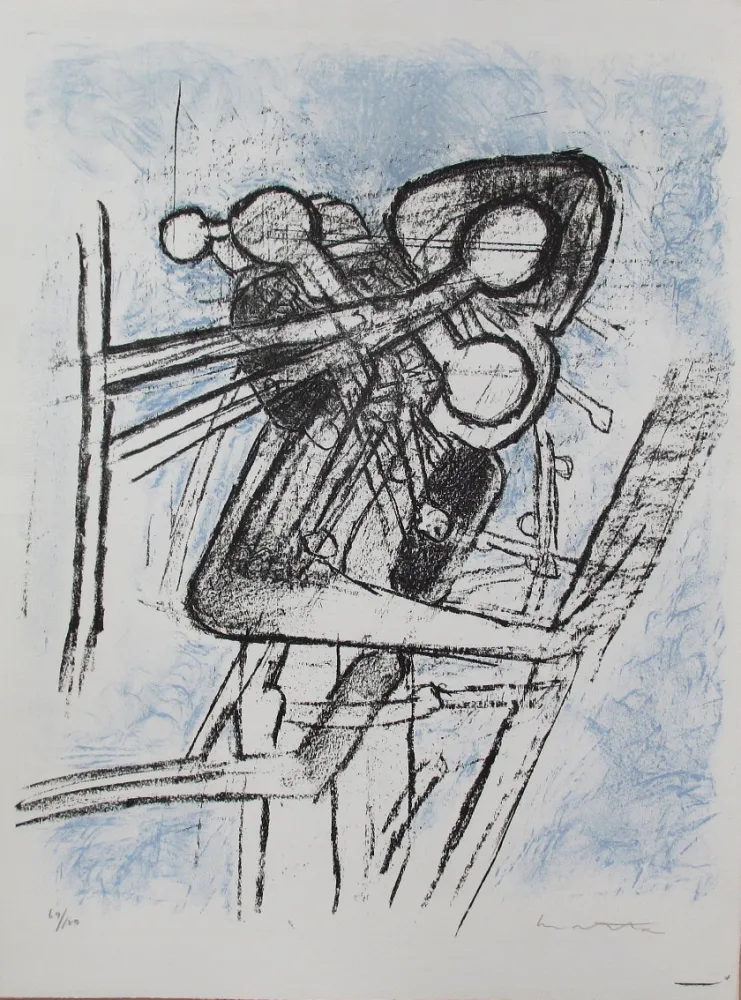 リトグラフ Matta - Onze formes du doute