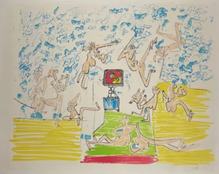 リトグラフ Matta - Plate 6 from Fog Gog Magog