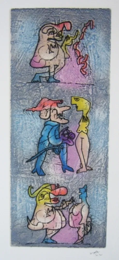 エッチングと　アクチアント Matta - Sans titre