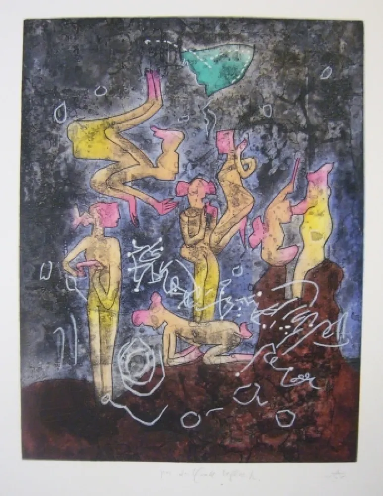 エッチングと　アクチアント Matta - Sans titre