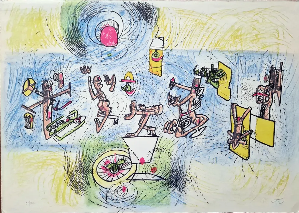 リトグラフ Matta - Sans titre