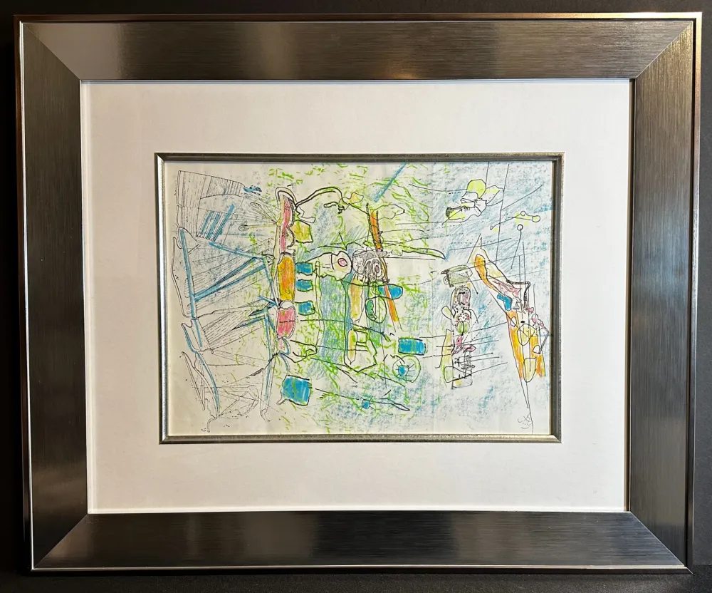 技術的なありません Matta - Sans Titre Original Mixed Media With Collage (2)