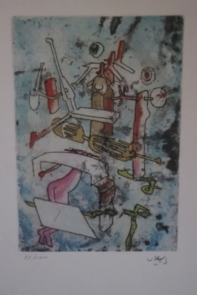 エッチングと　アクチアント Matta - Songes songés.