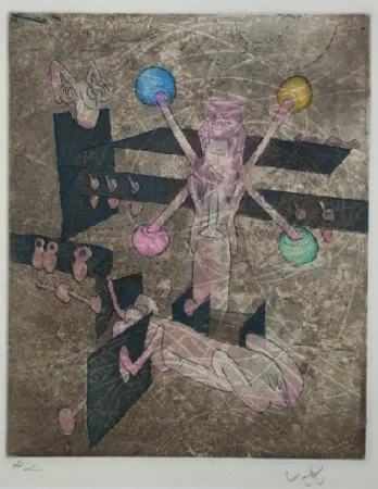 エッチングと　アクチアント Matta - Sur Matta