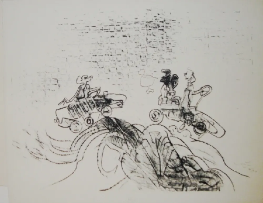 リトグラフ Matta - The Car-Boys