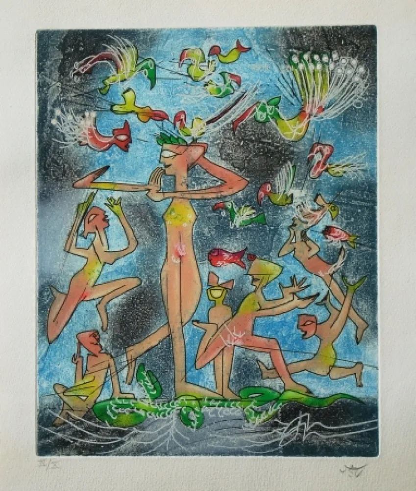 エッチングと　アクチアント Matta - Titre inconnu