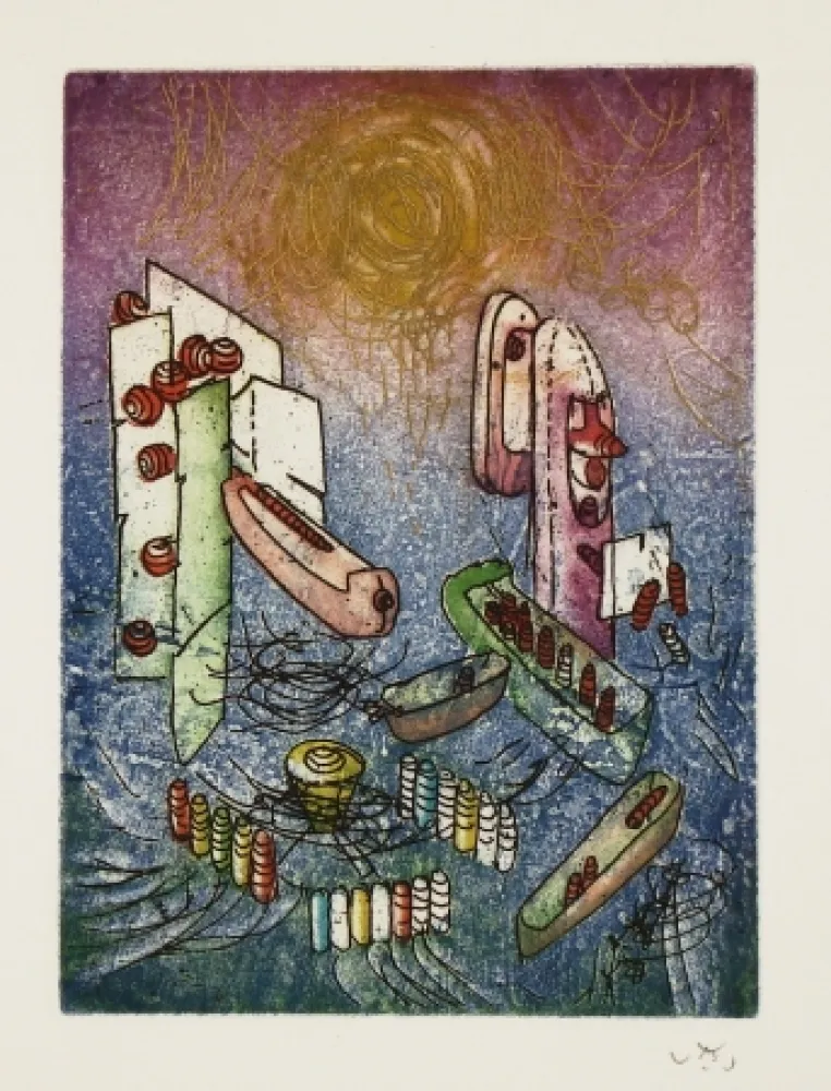 エッチングと　アクチアント Matta - Titre inconnu