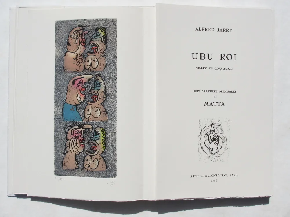 エッチングと　アクチアント Matta - Ubu Roi. Drame en cinq Actes