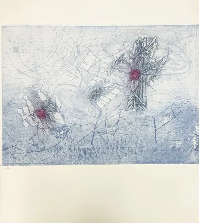 リトグラフ Matta - Untitled XXI (from Come Detta Dentro Vo Significando)