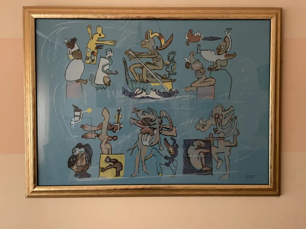 リトグラフ Matta - Verbo America