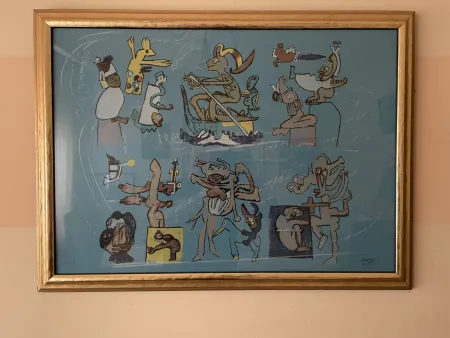 リトグラフ Matta - Verbo America