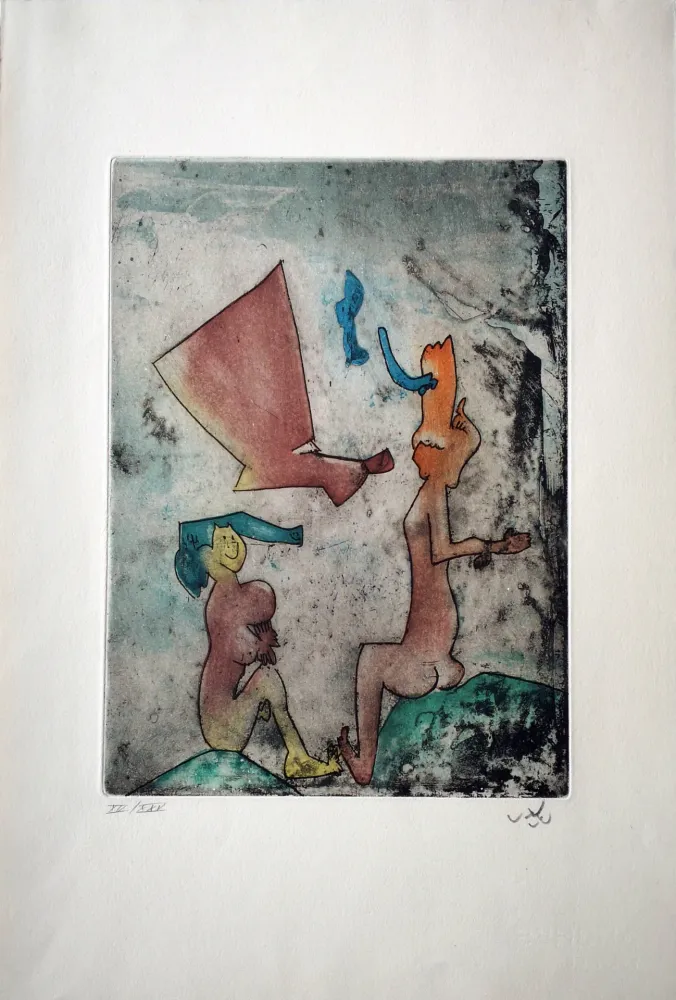 エッチング Matta - Vivant mortalité