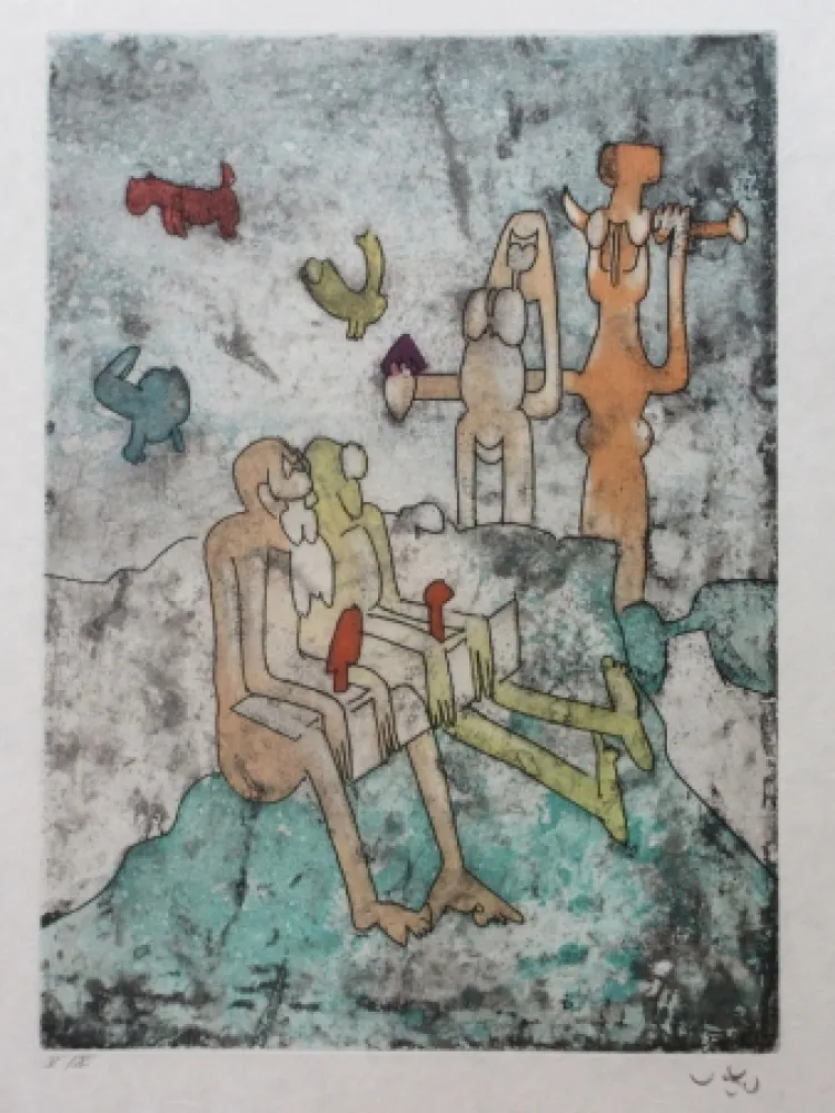 エッチングと　アクチアント Matta - Vivante mortalité (Planche 1)