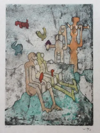 エッチングと　アクチアント Matta - Vivante mortalité (Planche 1)