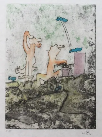 エッチングと　アクチアント Matta - Vivante mortalité (Planche 3)