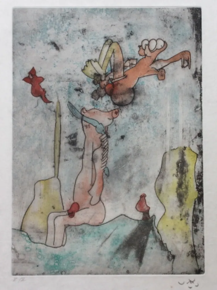 エッチングと　アクチアント Matta - Vivante mortalité (Planche 5)