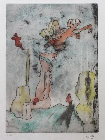 エッチングと　アクチアント Matta - Vivante mortalité (Planche 5)