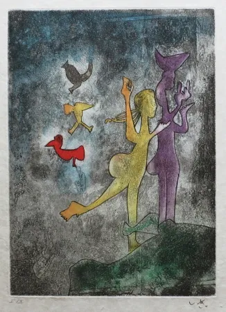 エッチングと　アクチアント Matta - Vivante Mortalité (Planche 6 )