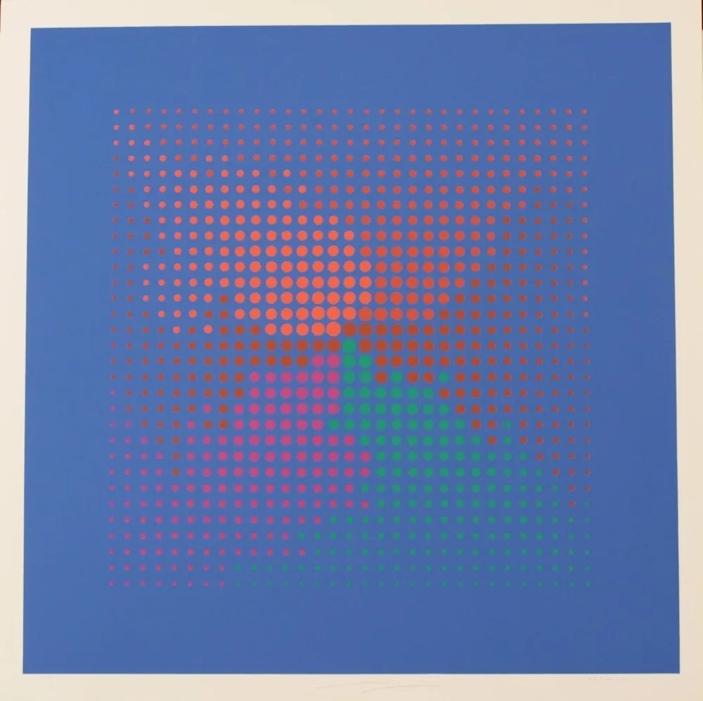 リトグラフ Mavignier - DEFORMED SQUARE - EXACTA FROM CONSTRUCTIVISM TO SYSTEMATIC ART 1918-1985